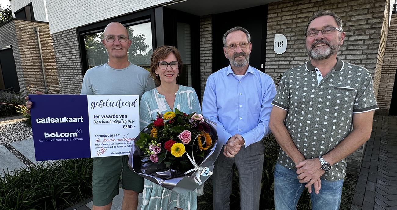 Maandprijs juni 2024 is uitgereikt in Losser: foto’s van prachtige screens bleken prijswinnend!