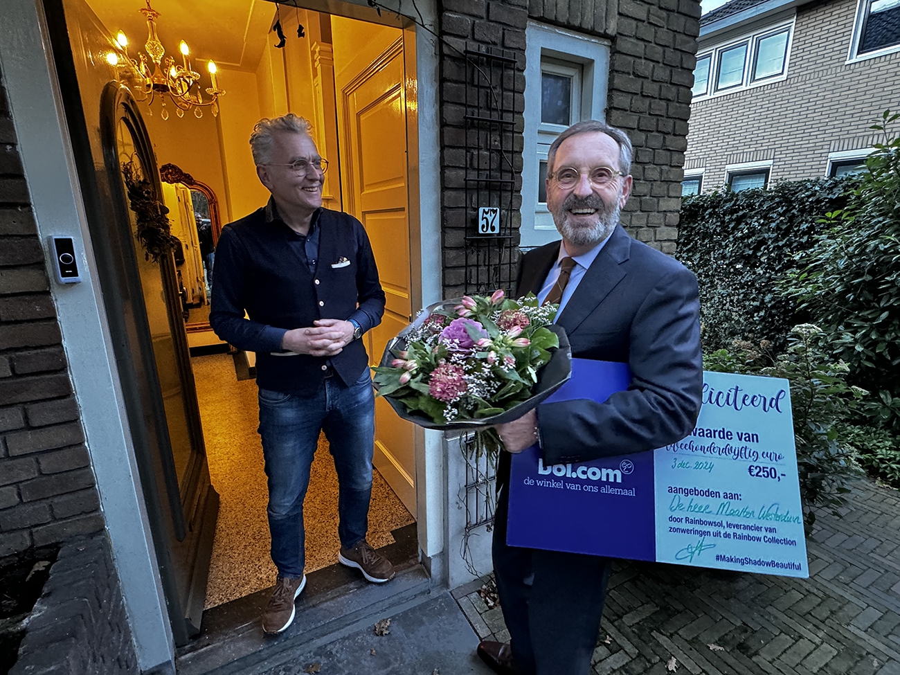 Oktober maandprijs fotoactie in Doorn uitgereikt. ‘Niet tegen mijn vrouw zeggen hoor!’